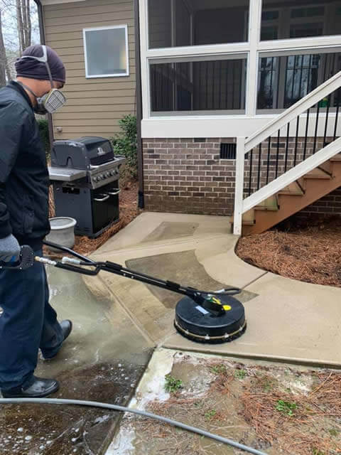Professional Concrete Cleaning Company Raleigh / Wake Forest NC